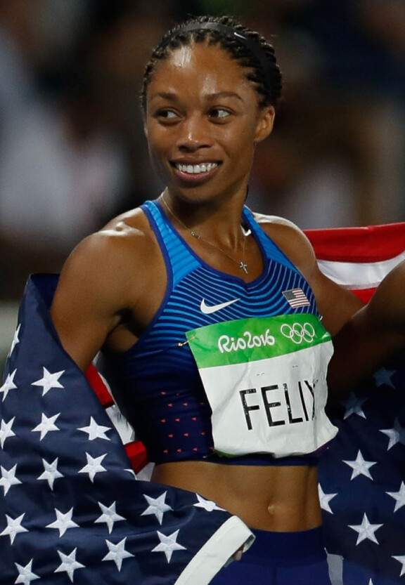 Felix at the 2016 Rio Olympics