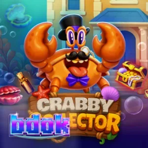 Crabby Collector স্লট গেমের রঙিন আন্ডারওয়াটার ইন্টারফেস